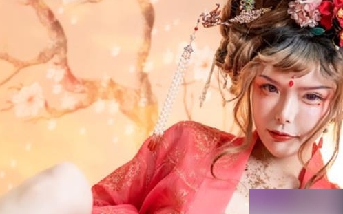 古风女神《夏小秋》神妃新春贺图作品一部