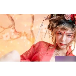 古风女神《夏小秋》神妃新春贺图作品一部