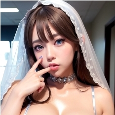 p站up主〖Breezy+B〗丰满蜜桃臀，披着婚纱的美娇妻