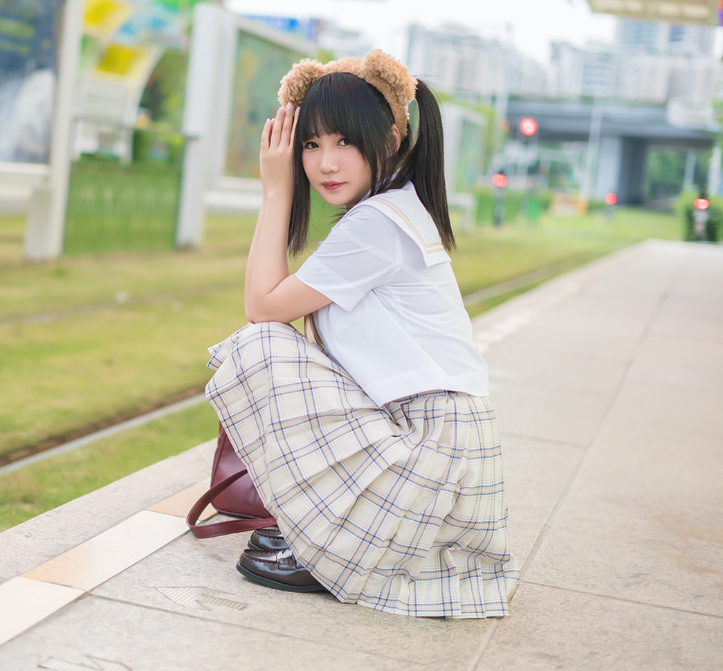 神级COS有尺度微博网红铭铭kizami私人定制美腿合集