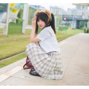 神级COS有尺度微博网红铭铭kizami私人定制美腿合集