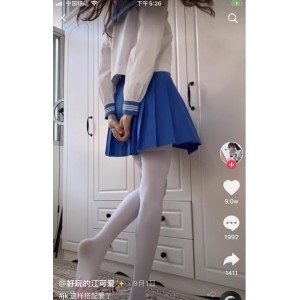 抖音网红好玩的江可爱资源合集，视频大小2.1G，人气爆棚，不露脸诱人JK女仆