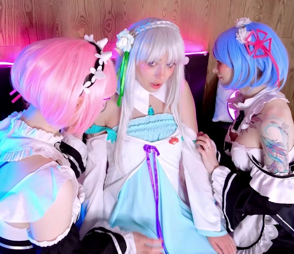 精选百合、cos、拉姆、雷姆、艾米莉亚、1v、1.9g