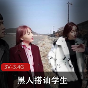 黑白反差：岛国学生被黑人搭讪合集3V-3.4G全高清无圣光