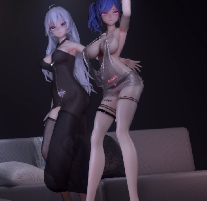 弱音脱衣跳舞+猛男弄两女2k画质MMD视频7z百度盘