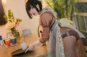 高质量cosplay起司块wii女神足系列合集4G，女仆连衣裙魅力无限